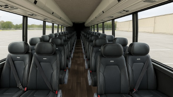 Interior of Santa Rosa Party Bus Company's 35 Passenger Minibus in Santa Rosa