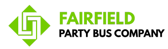 fairfield party bus company logo