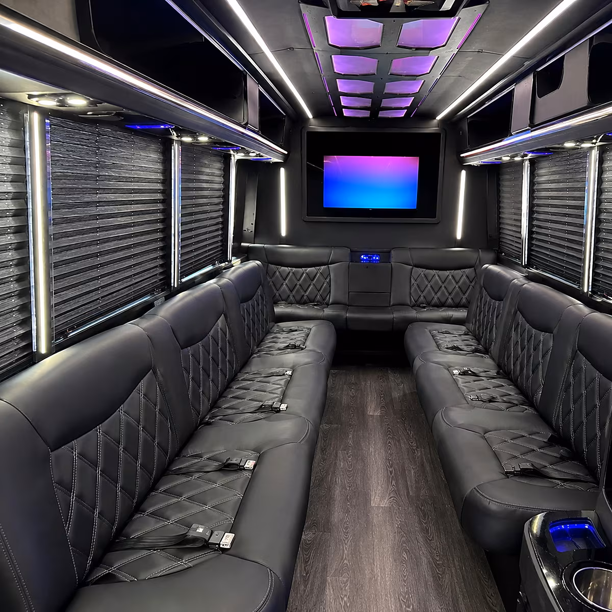 Santa Rosa Birthday, Sweet 16, & Quinceañera Transportation onboard seating
