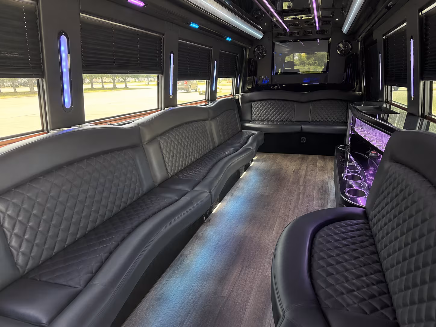 Santa Rosa Concert & Music Festival Transportation party bus exterior