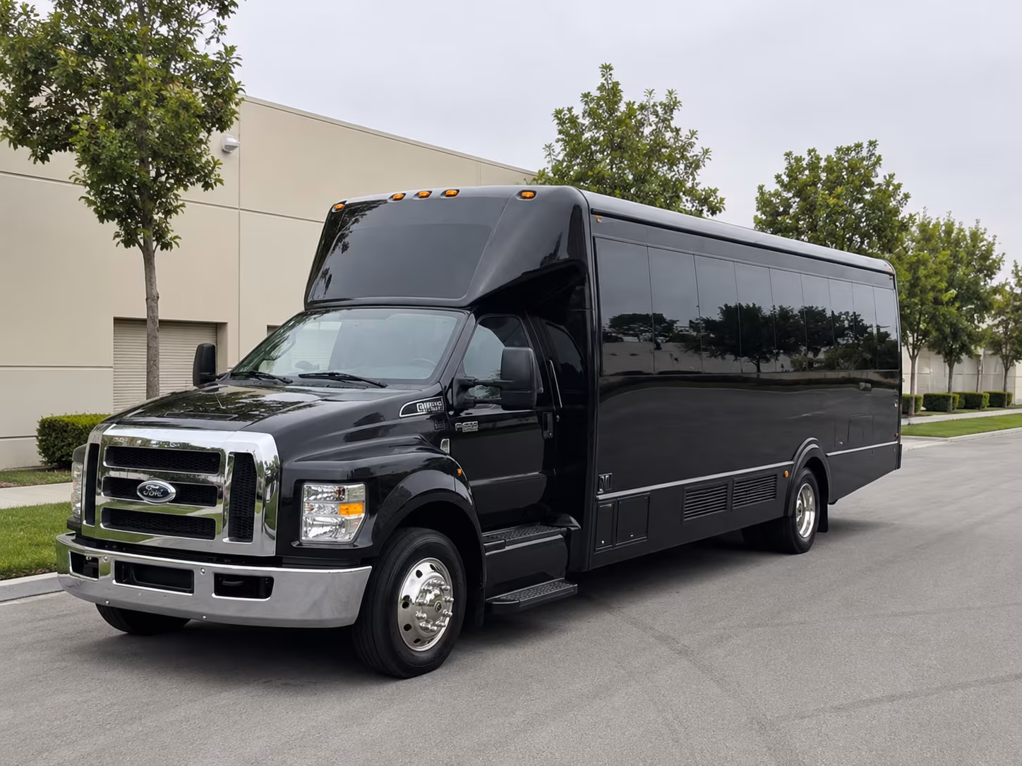 Santa Rosa Concert & Music Festival Transportation party bus exterior