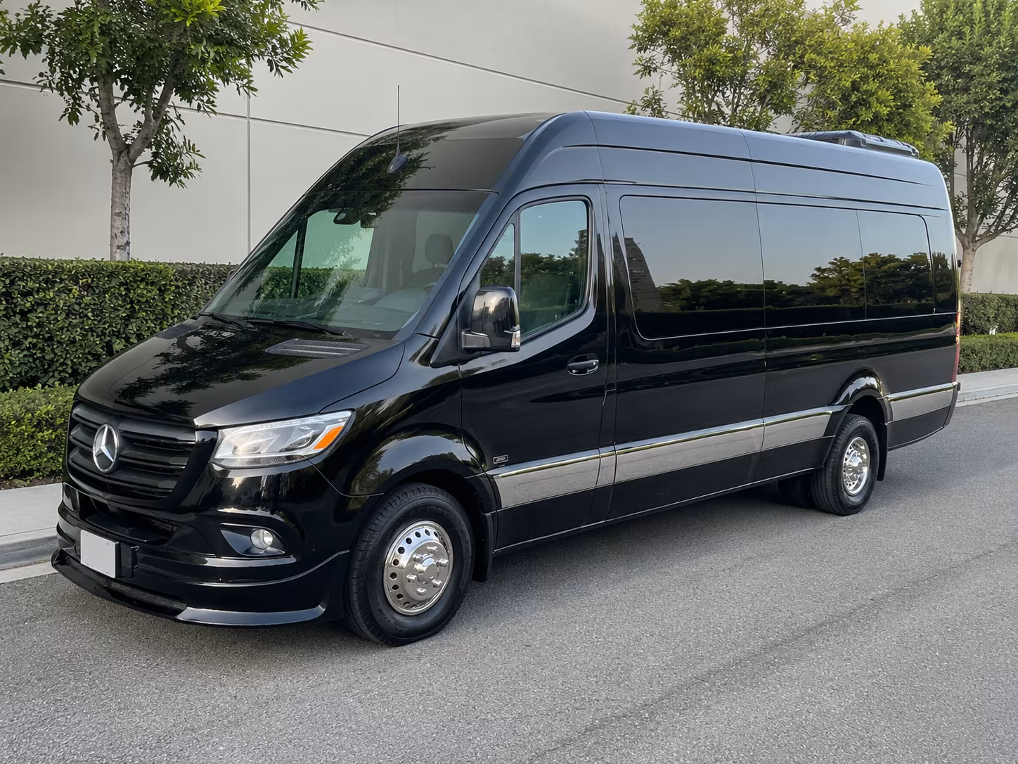 Santa Rosa Corporate Transportation party bus exterior