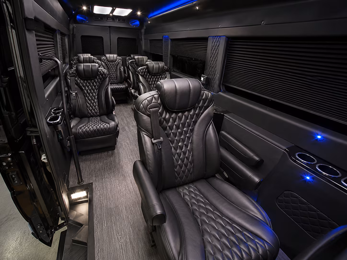 Santa Rosa Corporate Transportation party bus exterior