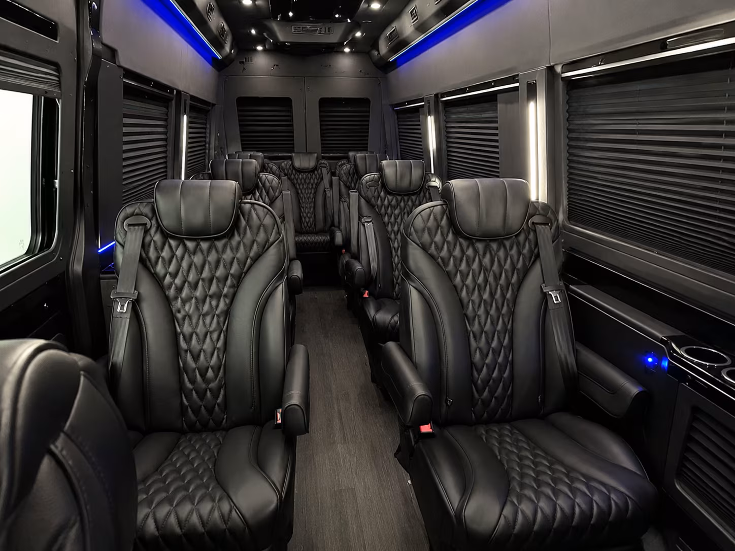 Santa Rosa Corporate Transportation party bus interior