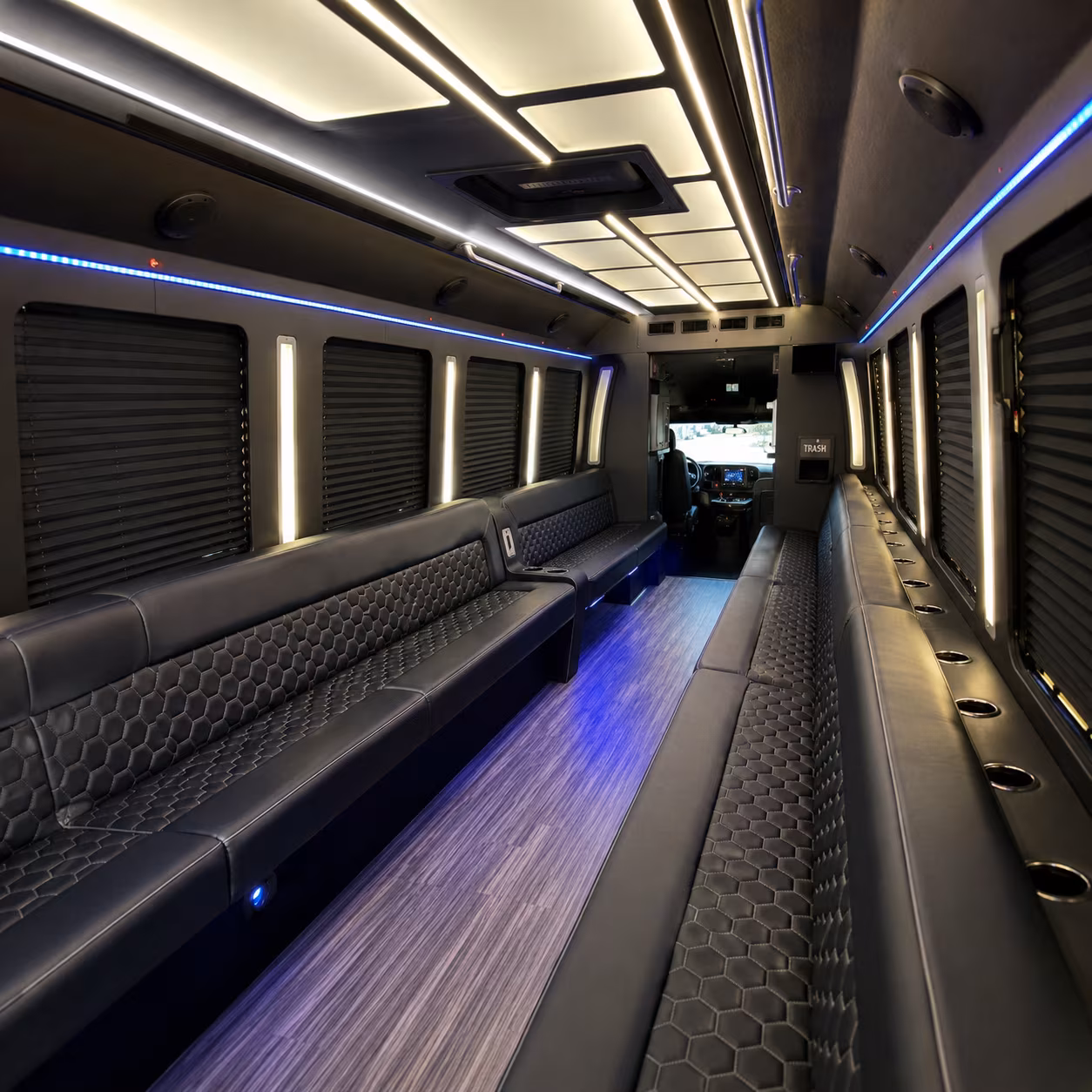 Santa Rosa Prom & Homecoming Transportation party bus exterior