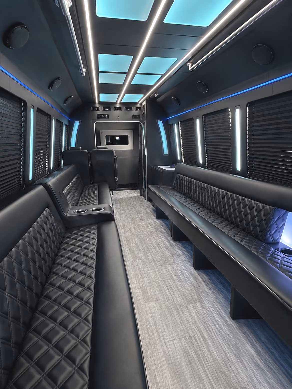 Santa Rosa Prom & Homecoming Transportation party bus interior