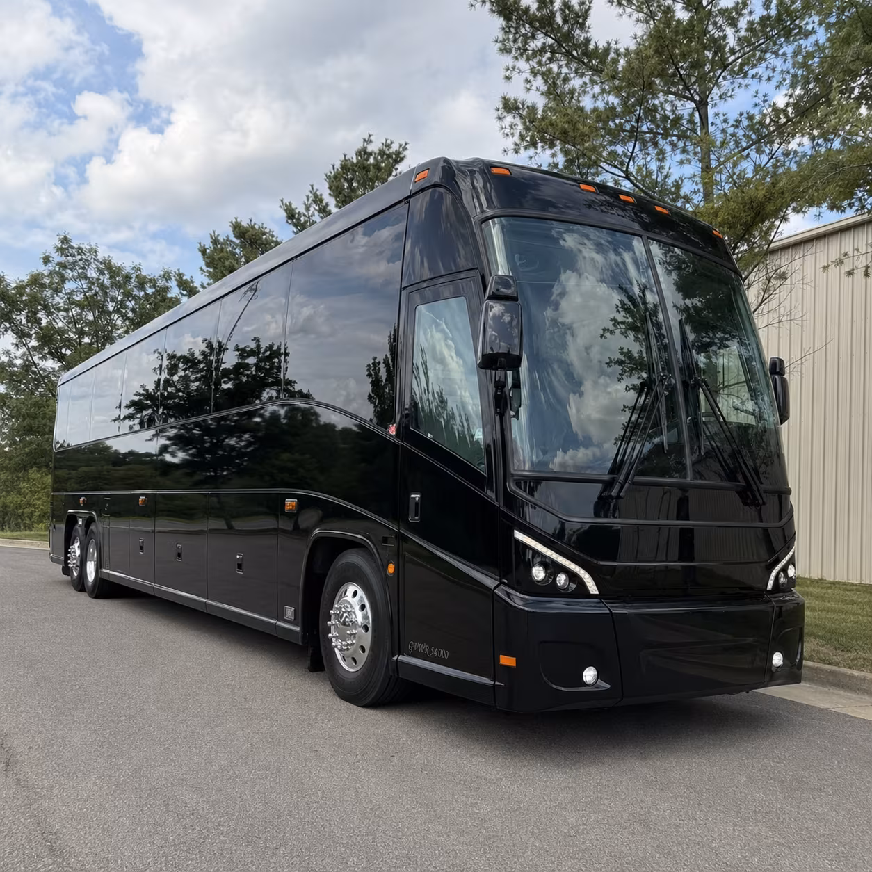 Santa Rosa School Event Transportation party bus exterior