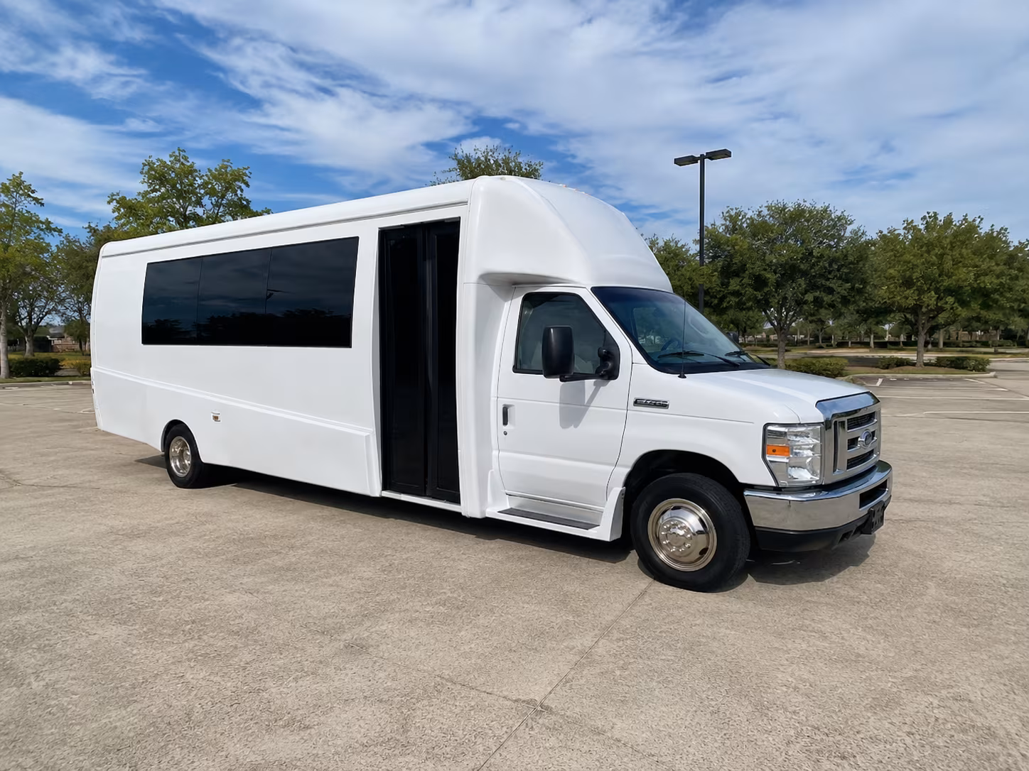 Santa Rosa Sporting Event Transportation party bus exterior