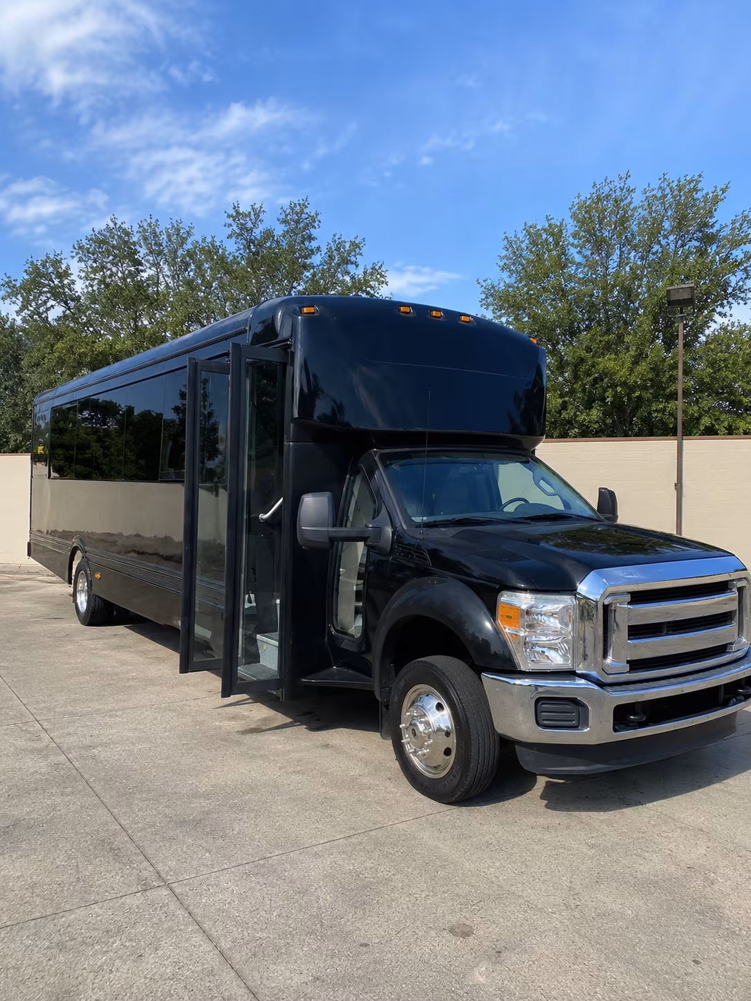 Santa Rosa Sporting Event Transportation party bus exterior