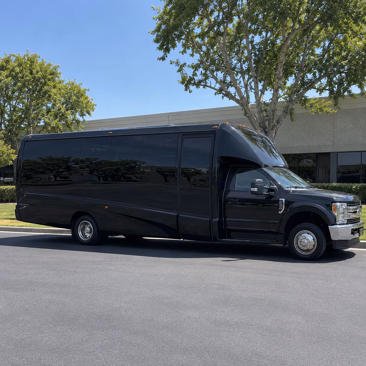 Santa Rosa Sporting Event Transportation party bus exterior