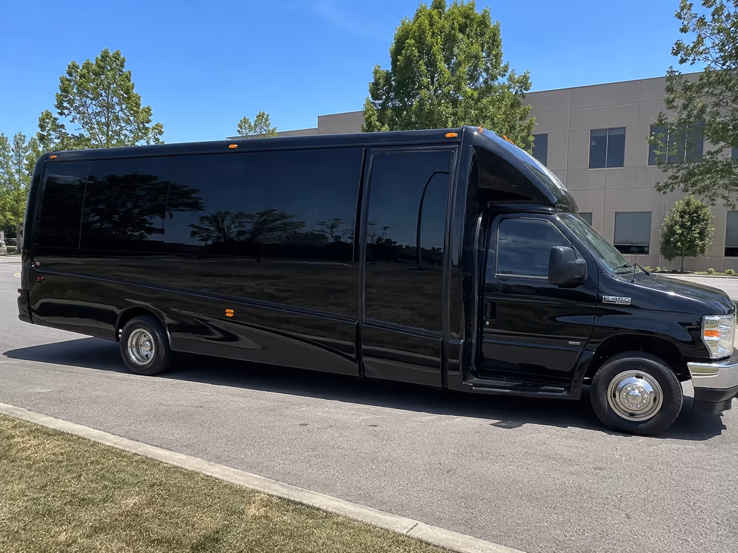 Santa Rosa Sporting Event Transportation party bus exterior