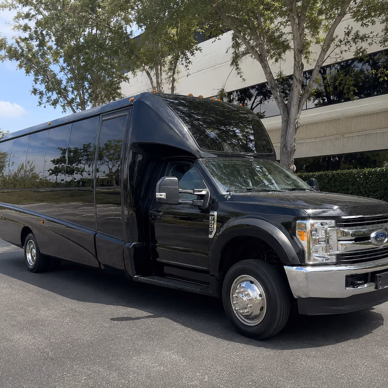 Santa Rosa Wedding Transportation party bus exterior